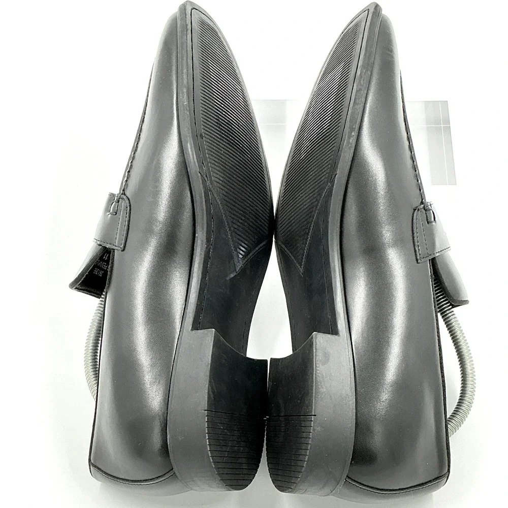 Gordon Rush Mens Size 11 Black Dress Penny Loafer Shoes Morgan